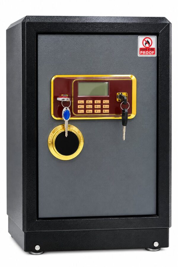 Coffre-fort ignifuge 620 mm à code électronique, 90 kg